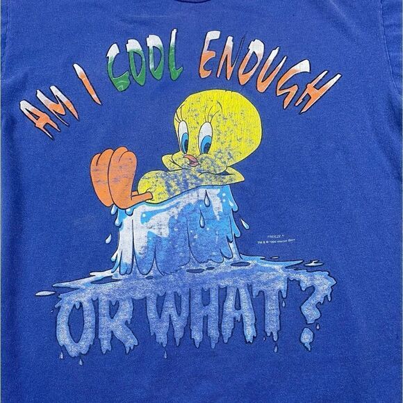 Vintage Tweety Bird Looney Tunes T Shirt XL - Picture 4 of 5